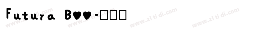 Futura Boo字体转换